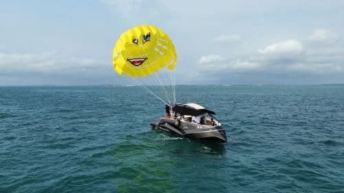 Parasailing experience in the Penghu Islands [2025 Penghu Fireworks Festival]