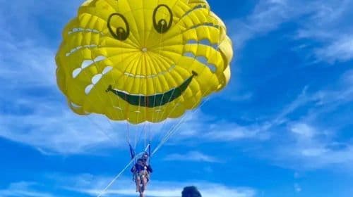 Parasailing experience in the Penghu Islands [2025 Penghu Fireworks Festival]