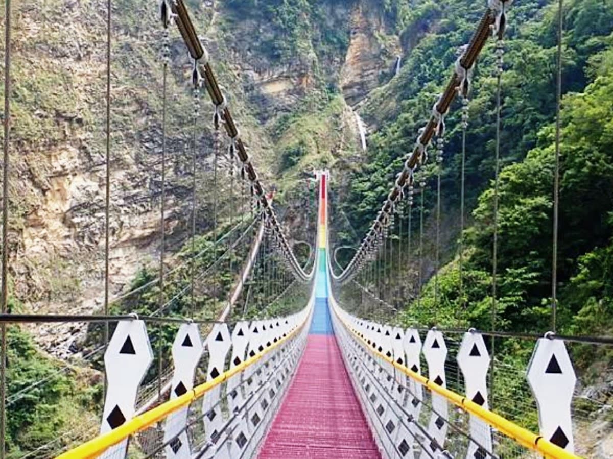 Shuanglong waterfalls