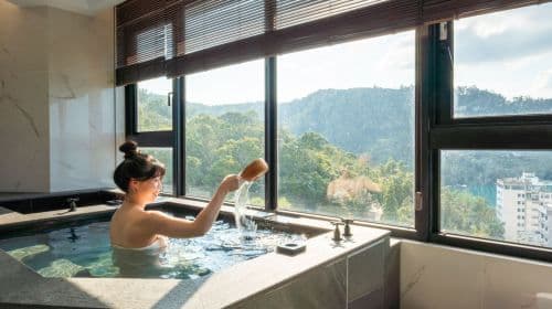 Sun Moon Lake Lealea Wyndham Hot Spring Hotel Private Hot Spring Room for 2 (No Weekend Surcharge)