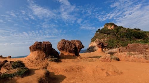 Abfahrt ab Taipei: 1-Tages-Tour nach Yehliu, Jiufen, Shifen & Golden Waterfall