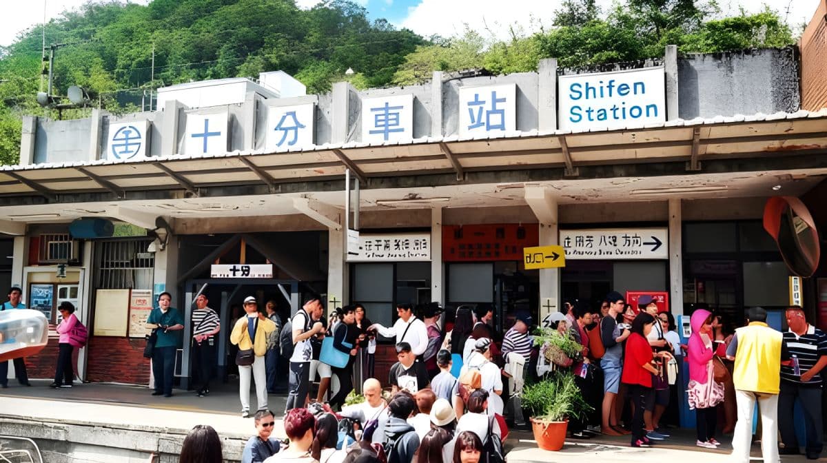 Taipei + Shifen Old Street Tagestour [Beliebte Touristenattraktionen Halbtagestour] Tagestouren