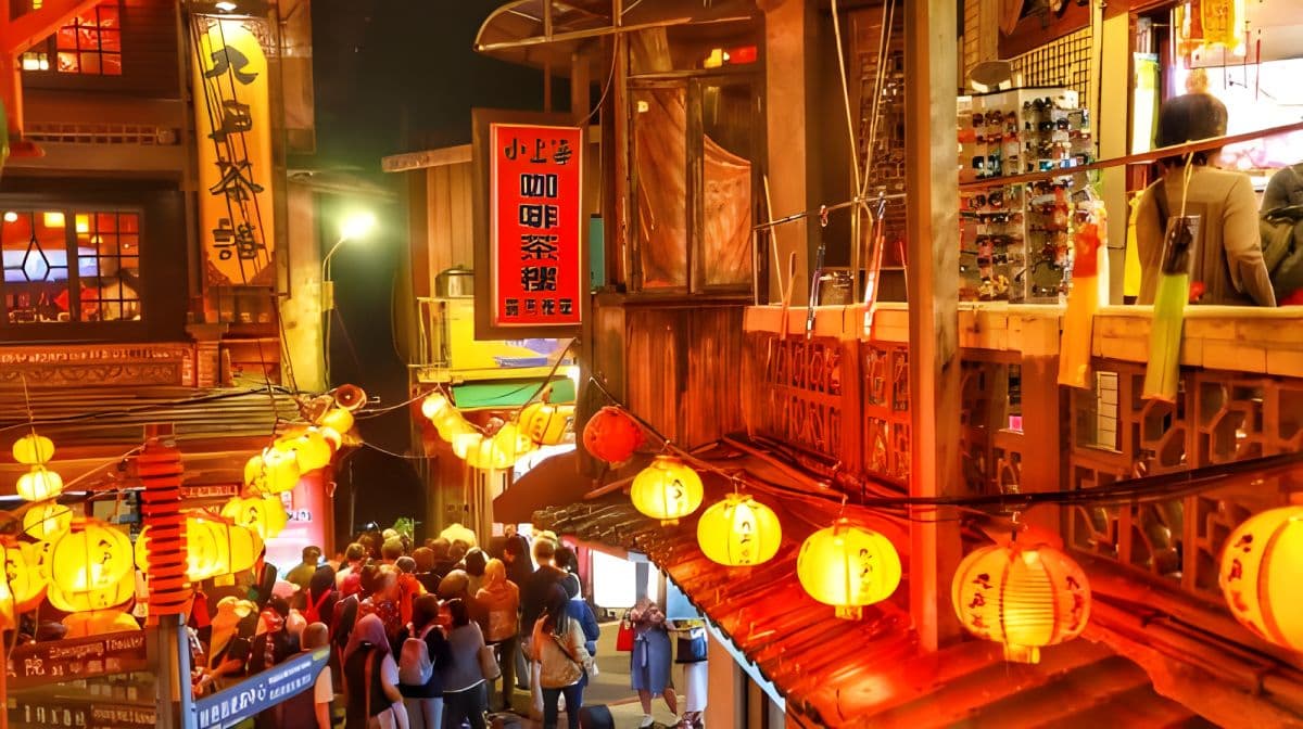 Taipei + Shifen Old Street Tagestour [Beliebte Touristenattraktionen Halbtagestour] Tagestouren