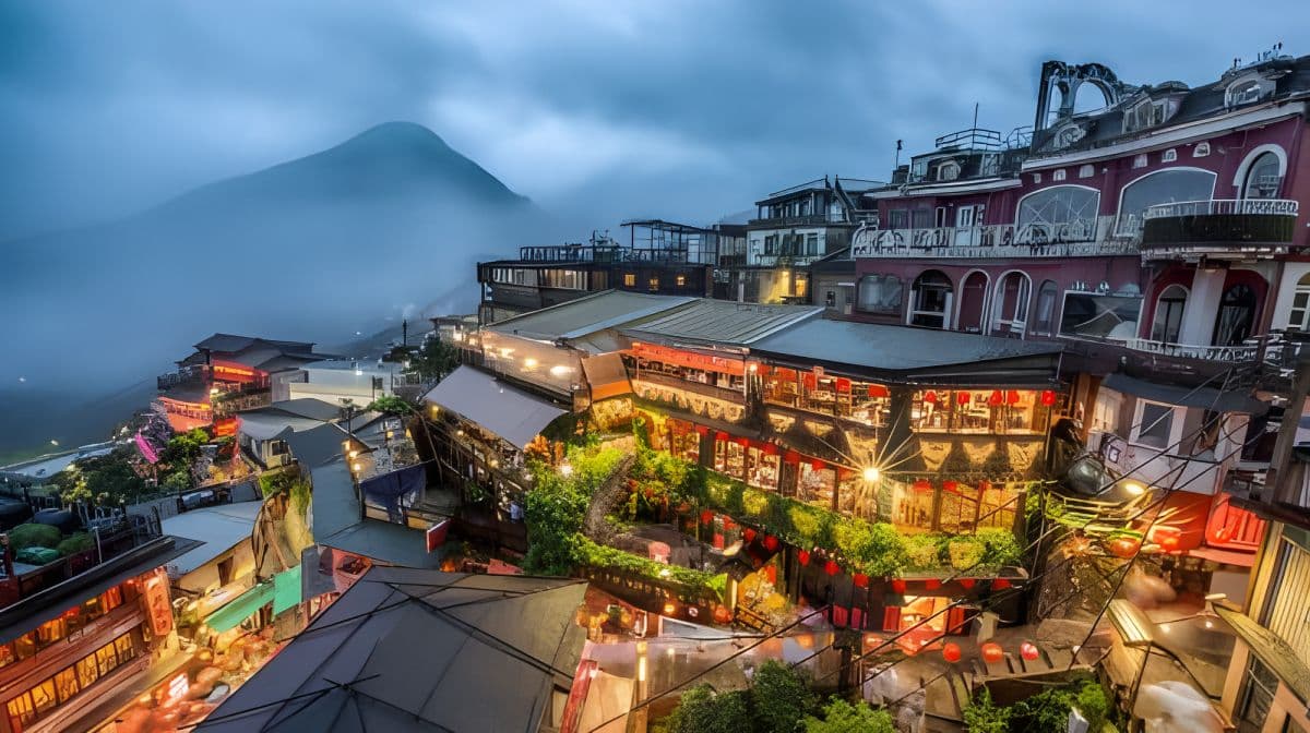 Taiwan Shifen Waterfall Park + Shifen Old Street + Jiufen Old Street 일일 투어 [*#Classic Tour#*] 일일 투어