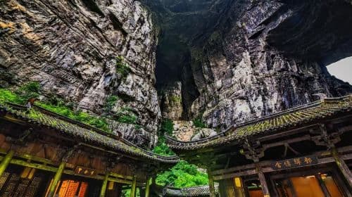 Chongqing Wulong Tiansheng Three Bridges + Longshuixia Ground Crack one-day tour[air bus]  Day Tours