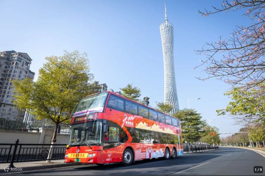 Guangzhou Hop-on Hop-off Double-Decker Sightseeing Bus