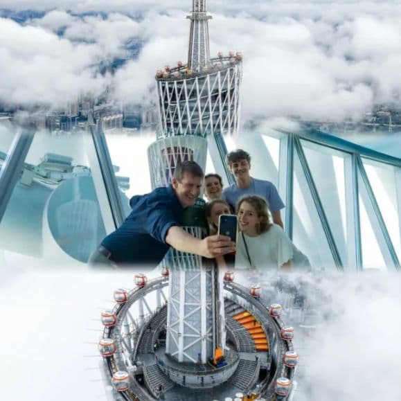 Guangzhou：Canton Tower skyview Ticket 433m/450m/488m