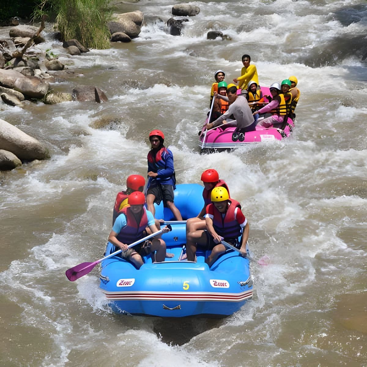 Dagtrip White Water Rafting Avonturentour in Phang Nga inclusief transfer