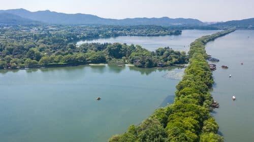 Hangzhou Leifeng Pagoda + West Lake Scenic Area Cruise (without island landing) + Manual Guide service Half Day Day Tours