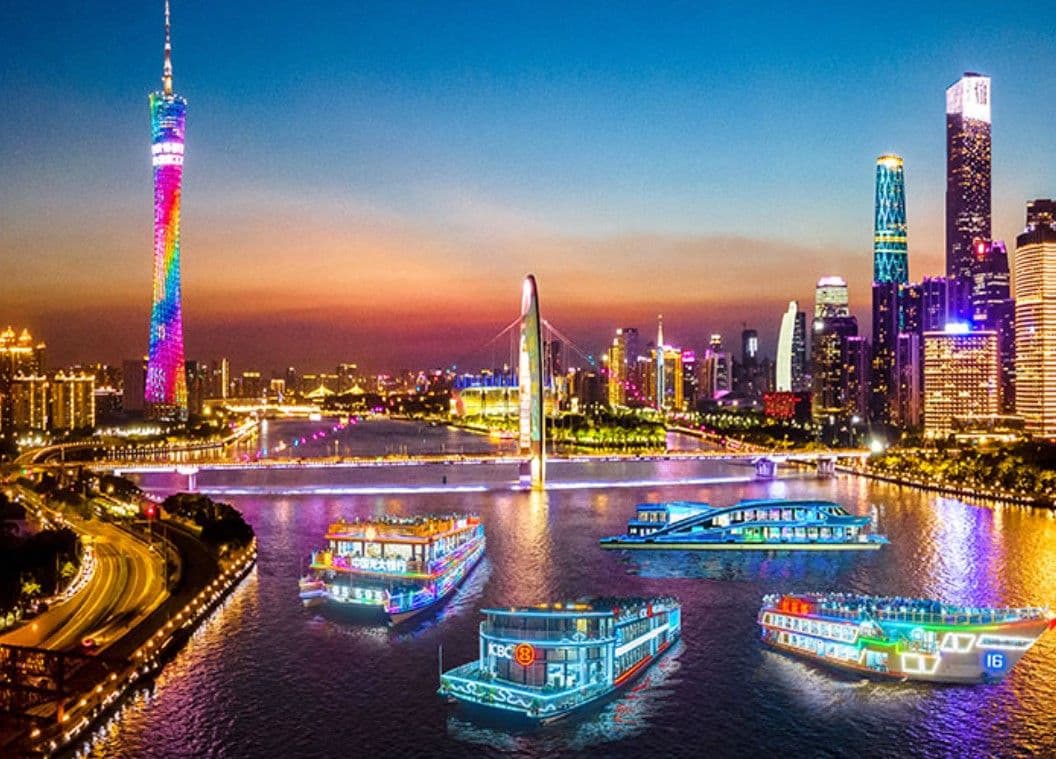 Pearl River Cruise Ticket – Night Views of Canton Tower & Guangzhou Skyline