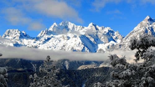 Yulong Snow Mountain Glacier Park-kabelbaan + Eco-bus heen en terug + Impressions of Lijiang-voorstelling