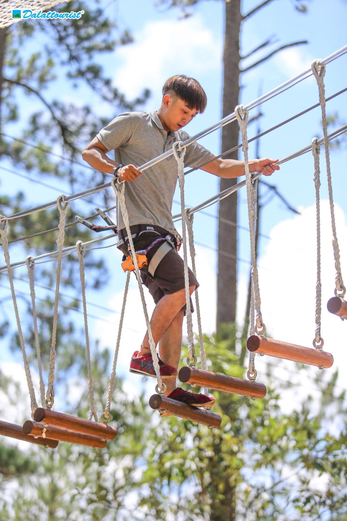 High Rope Course Adventure at Datanla Waterfall