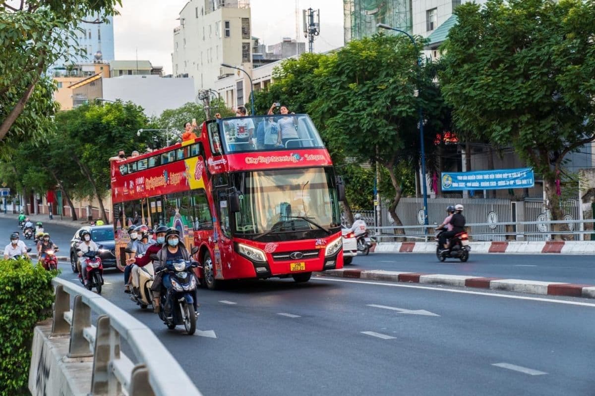 Ho Chi Minh - City Sightseeing Double-Decker Bus Ticket