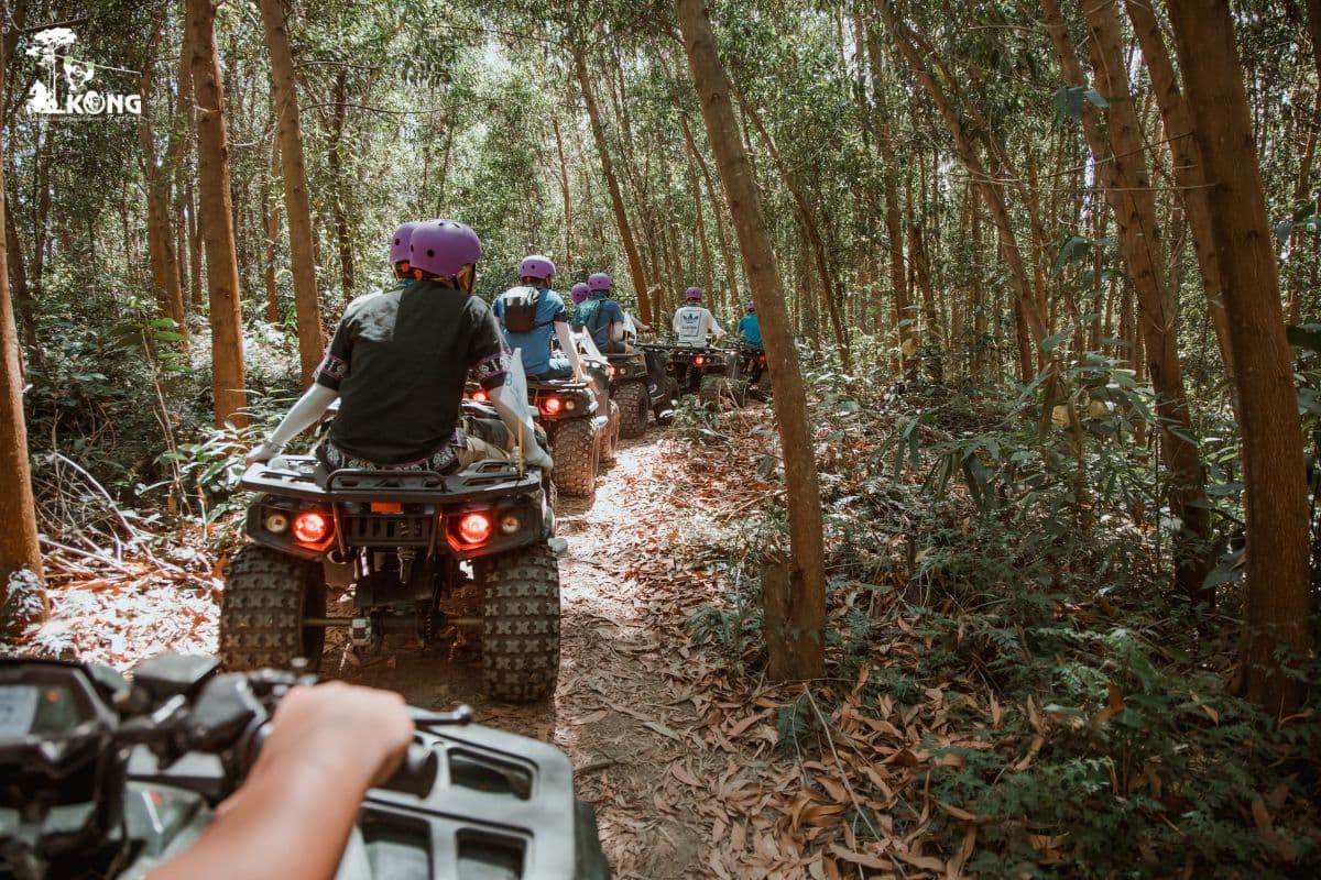 Combo Zipline & ATV in Kong Forrest