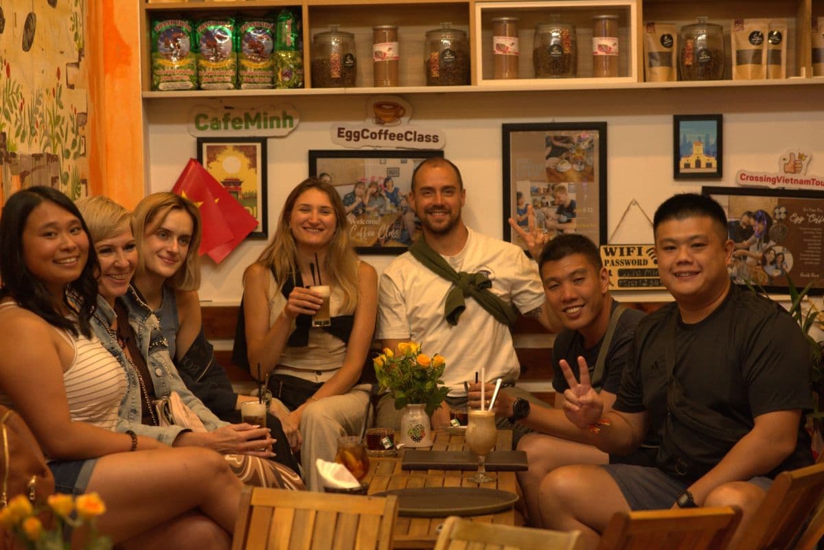 Culinary Highlight Egg Coffee Class With Street Food Walking Tour