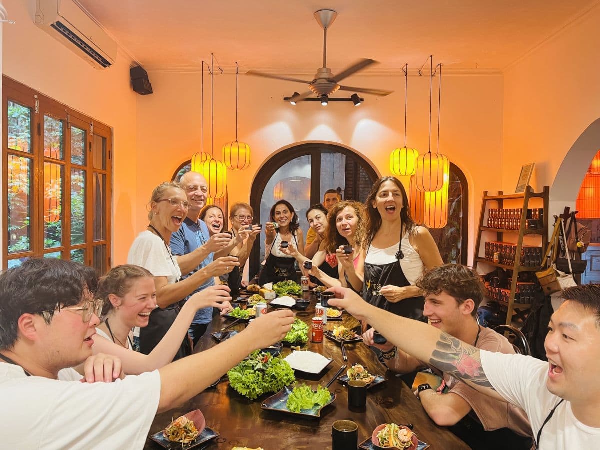 Wizyta na targu w Hanoi i półdniowe warsztaty kulinarne