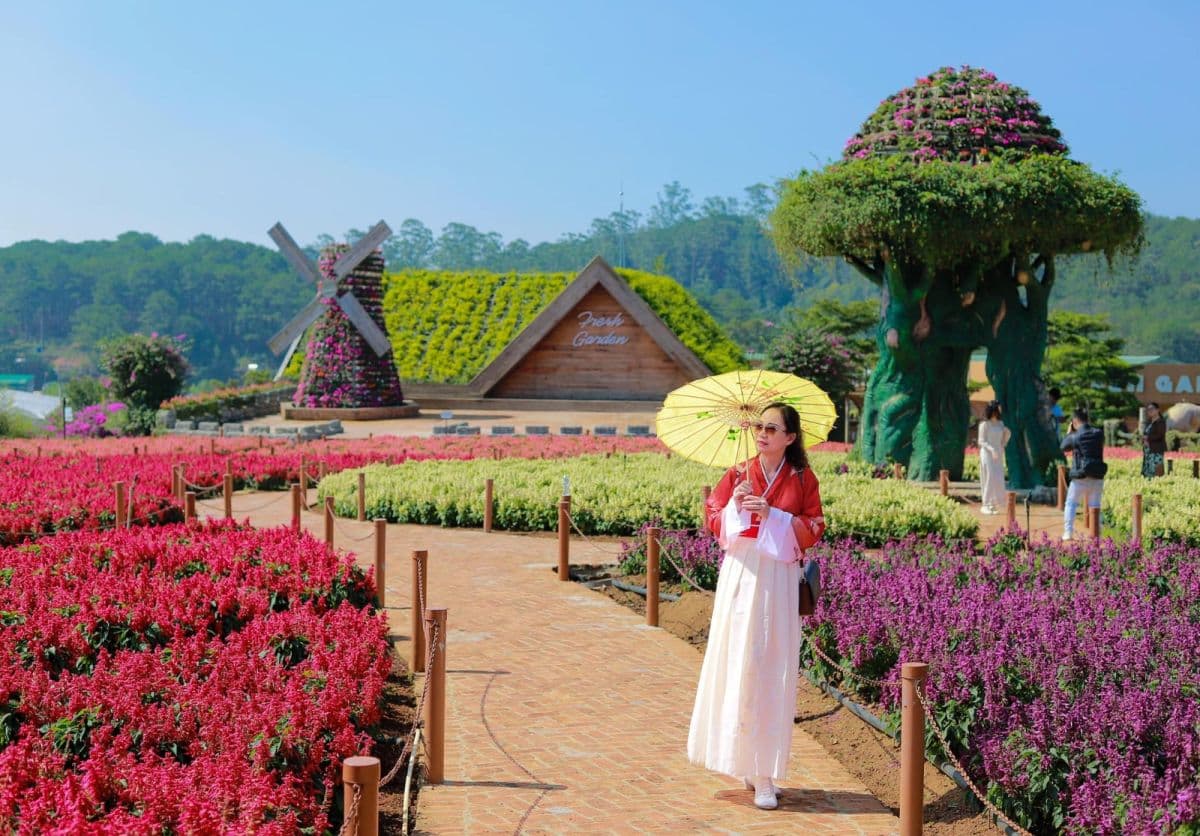 Ingresso para o Fresh Garden em Da Lat