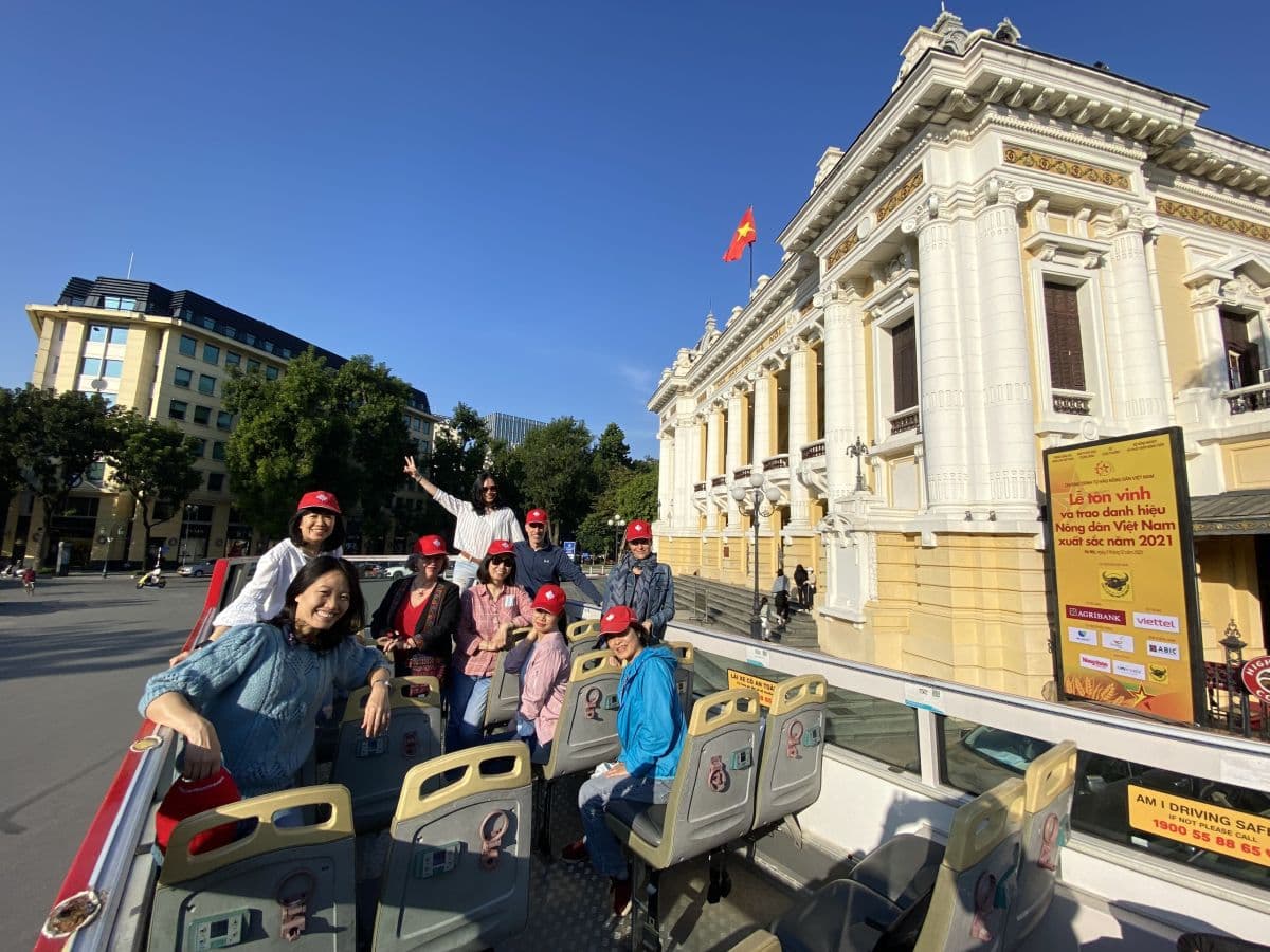 Ha Noi - City Sightseeing Double-Decker Bus Ticket