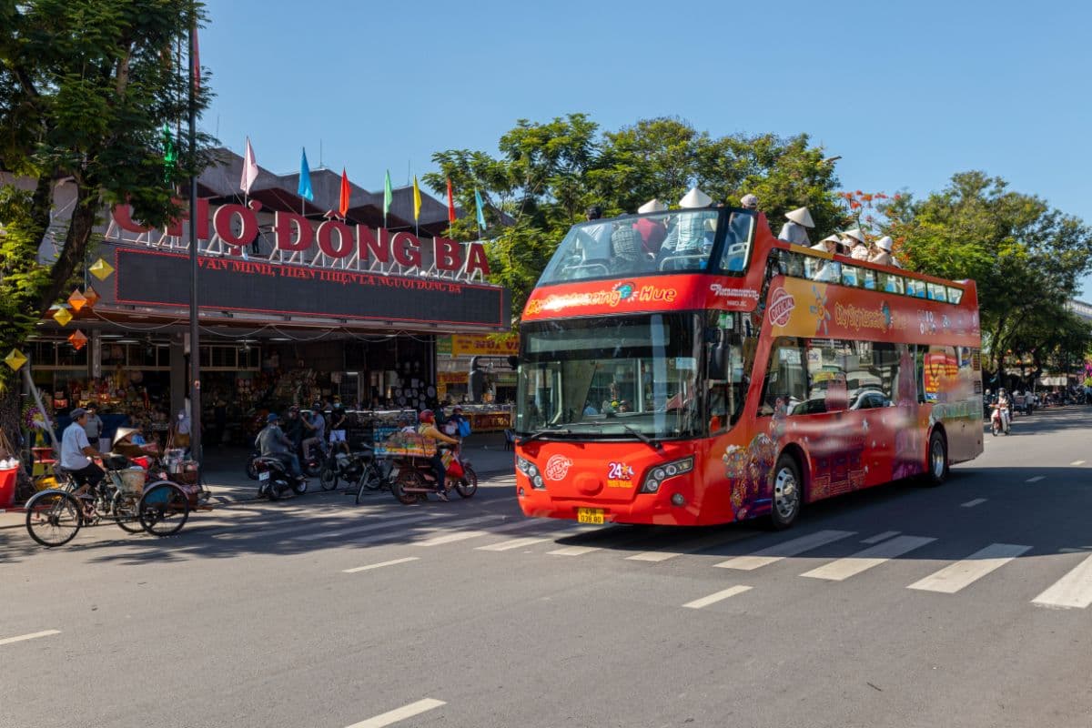 Hue – Bilet na wycieczkę piętrowym autobusem City Sightseeing