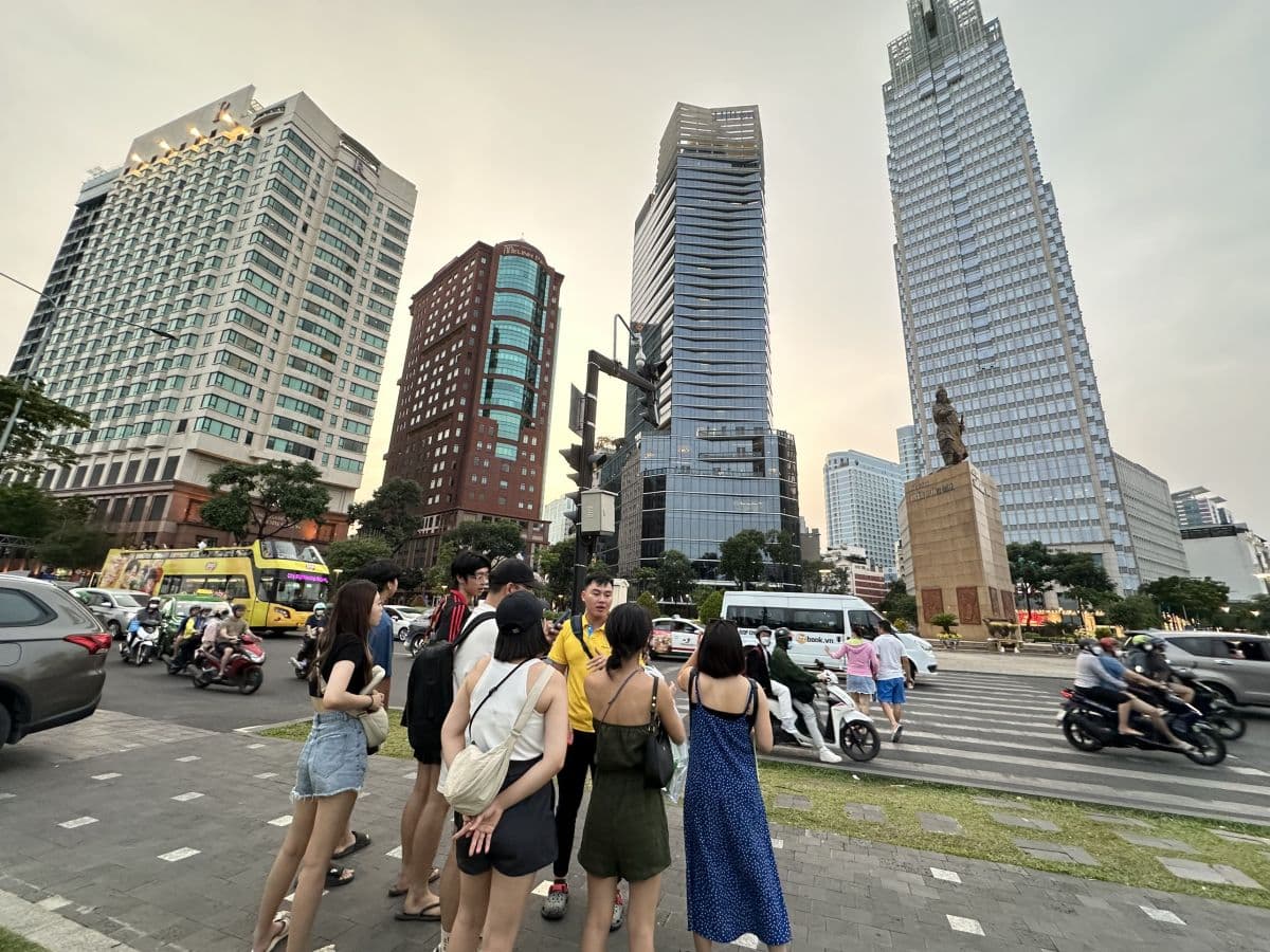 Walking in Saigon by Night
