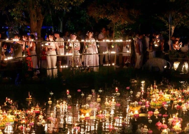 Chiang Mai Heritage Sky Lanterns Festival 2025 at Pang Fan Rock’n River, Doi Saket District, Chiang Mai.