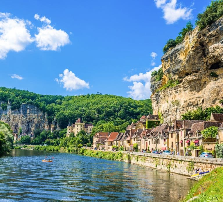 Vanuit Sarlat: Beynac & Domme Tour & Dordogne Boottocht