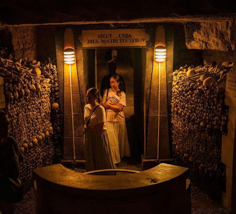 Paris Catacombs Visit with Transfer (Self-Guided)