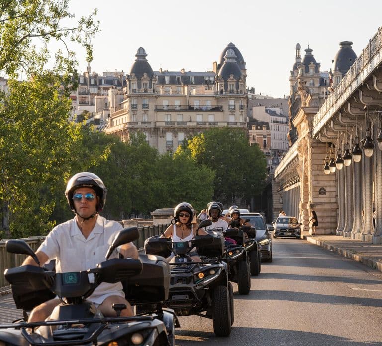 Paris: City Highlights Guided Quad Tour