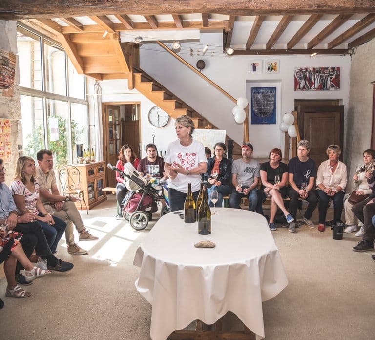Visite et Dégustation Chablis Clotilde Davenne en français