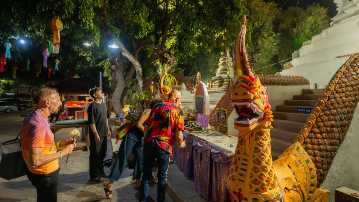Tour serale dello street food a Chiang Mai