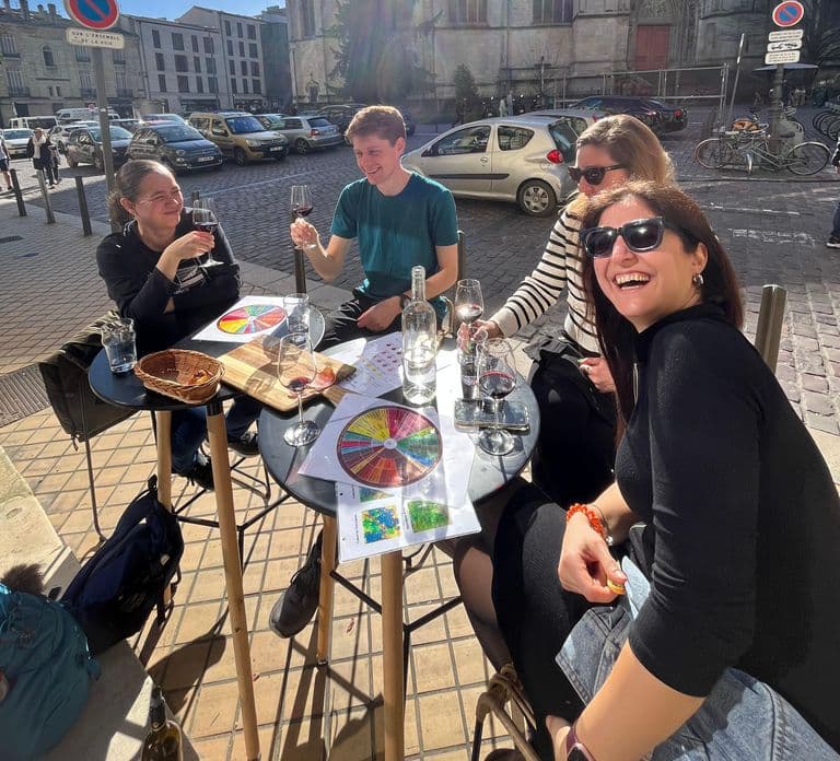Blind Tasting: 4 Bordeaux Natural Wine + Cheese experience