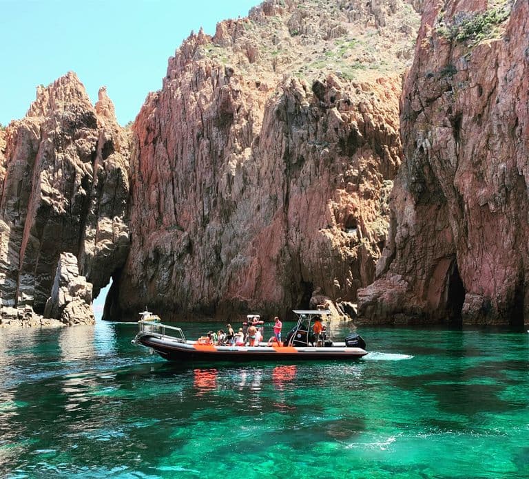 Corsica: Piana Calanques e grotte in barca