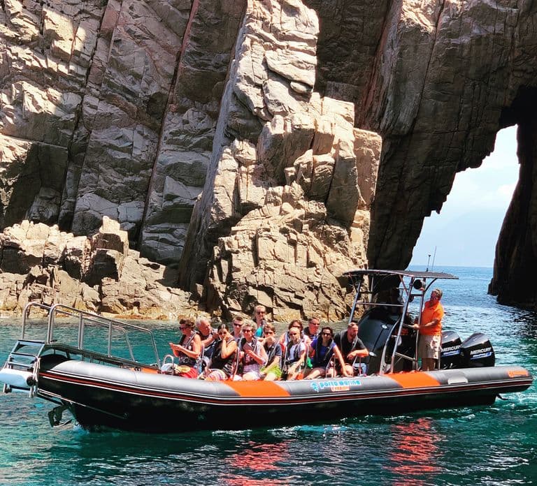 Corsica: Piana Calanques e grotte in barca