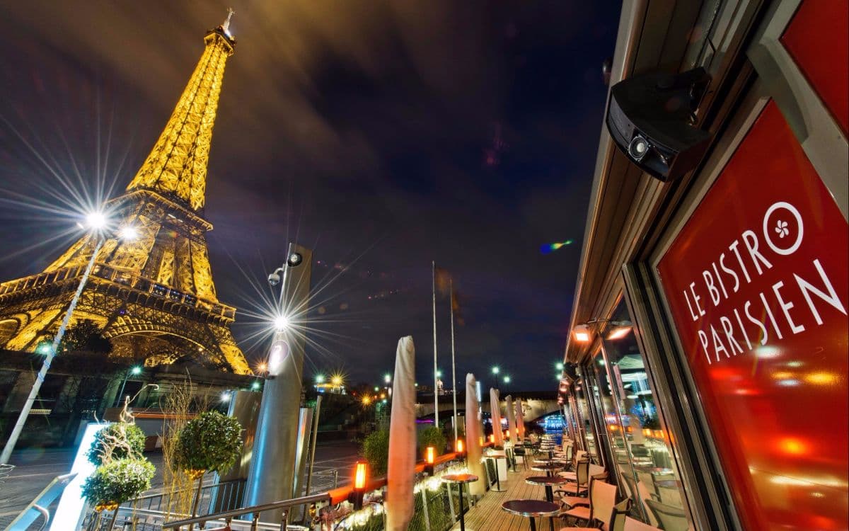 Abendessen im Le Bistro Parisien mit Seine-Flusskreuzfahrt