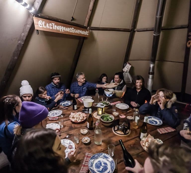 Megève: Wieczór trapera w sercu natury