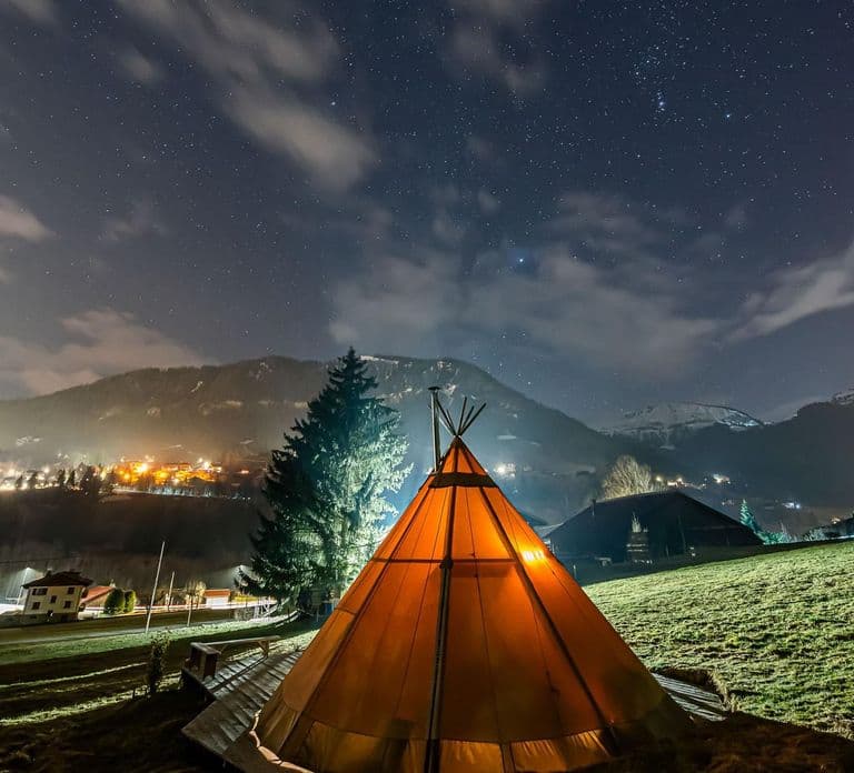 Megève: Wieczór trapera w sercu natury