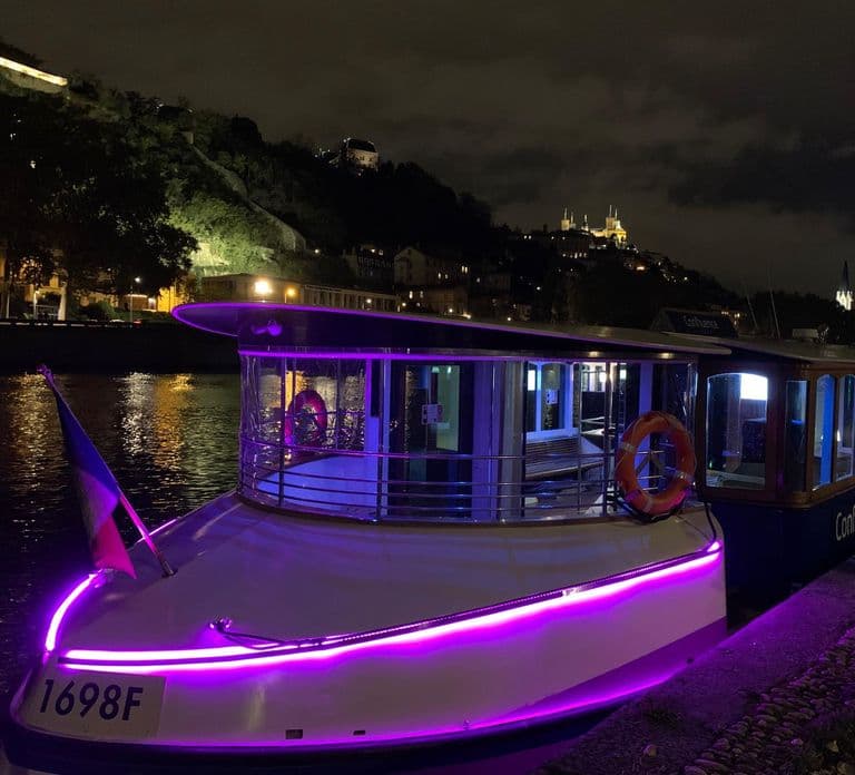 Rejs aperitifowy podczas Fêtes des Lumières