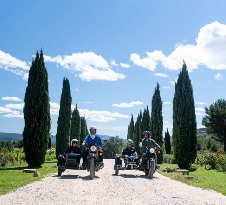 From Aix-en-Provence: 2-Hour Wine & Scenery Sidecar Tour