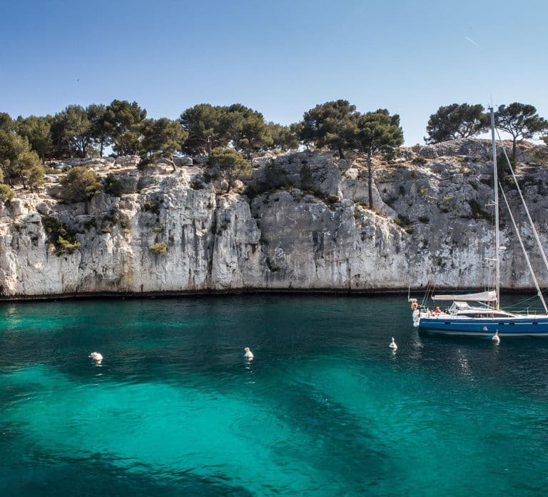 Vanuit Bandol: Bezoek de 7 calanques van Cassis & Marseille (2,5 uur op zee)