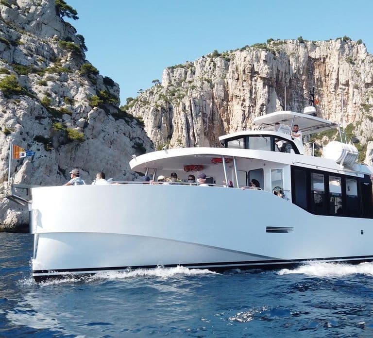Vanuit Bandol: Bezoek de 7 calanques van Cassis & Marseille (2,5 uur op zee)