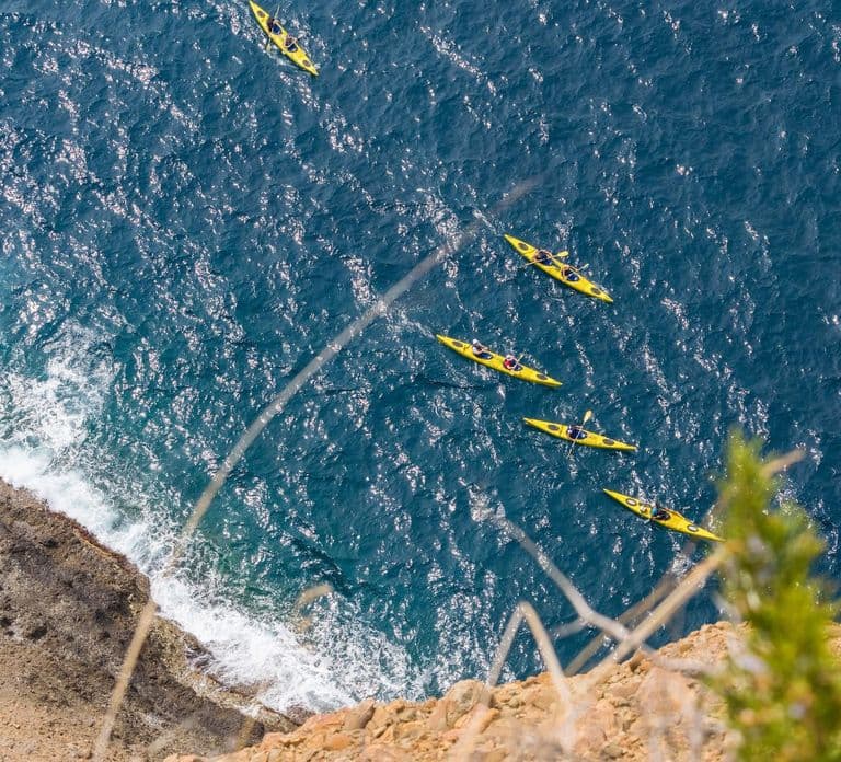 La Ciotat: Tour guidato in kayak nel Parco Nazionale delle Calanques