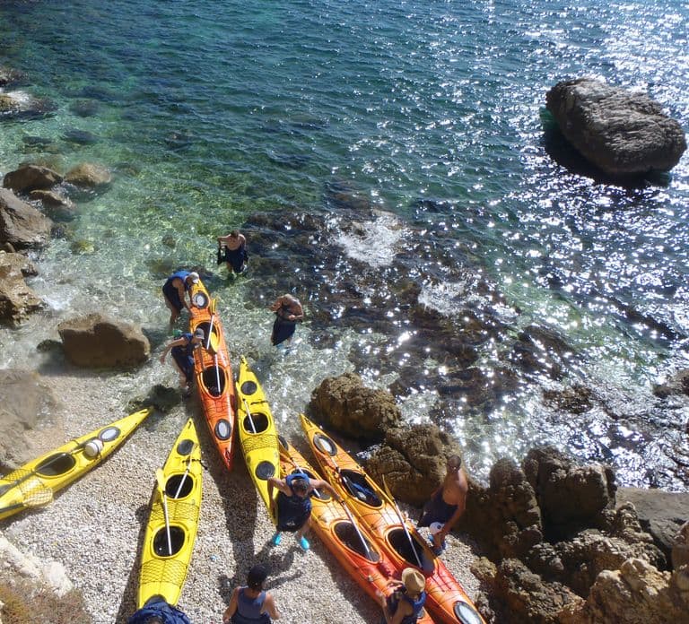 La Ciotat: Begeleide kajaktocht door het Nationaal Park Calanques