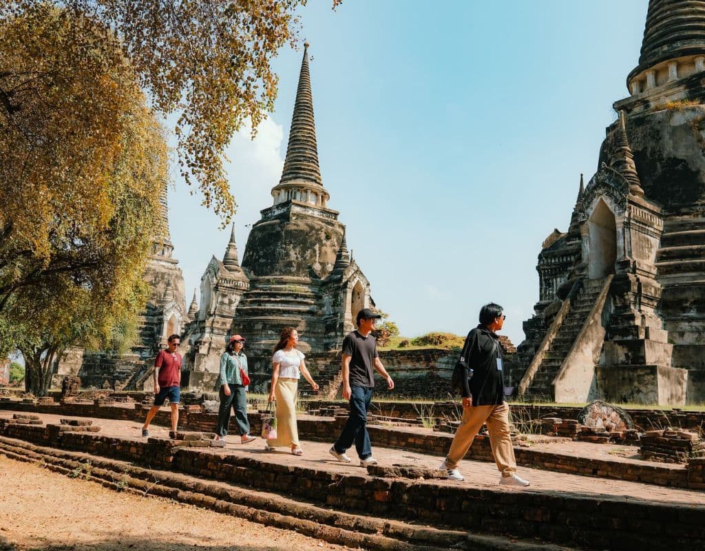 Depuis Bangkok : Ayutthaya, Palais de Bang Pa-In et croisière fluviale (transfert aller-retour dans le centre-ville inclus)