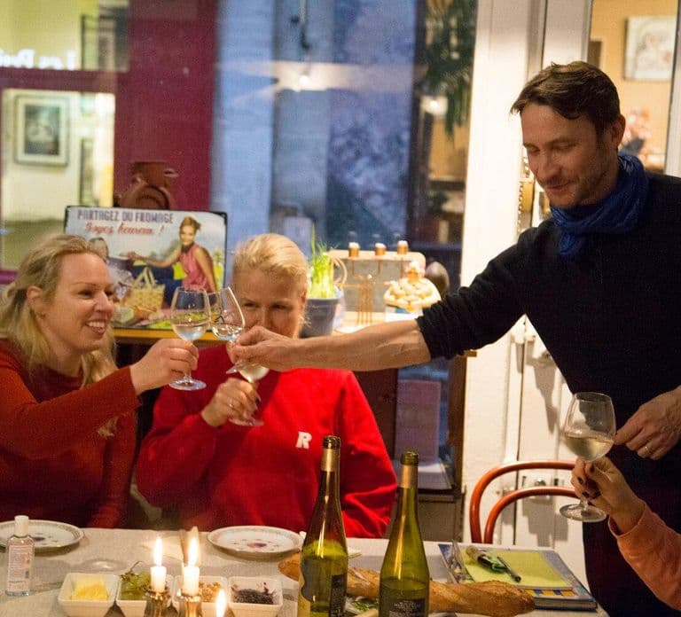 Paris: Wein- und Käseverkostung mit einem Chef-Sommelier