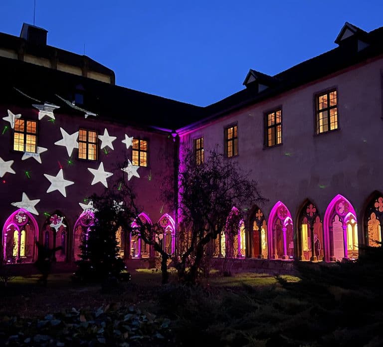 Sound and light show "Once Upon a Night" at the Unterlinden Museum