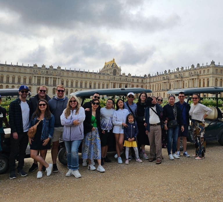 Versailles: Gardens Golf Cart Tour, Row Boat, and Champagne