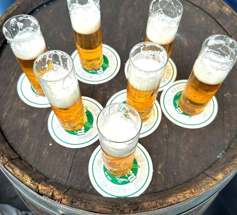 Informative and fun brewery tour in German, public