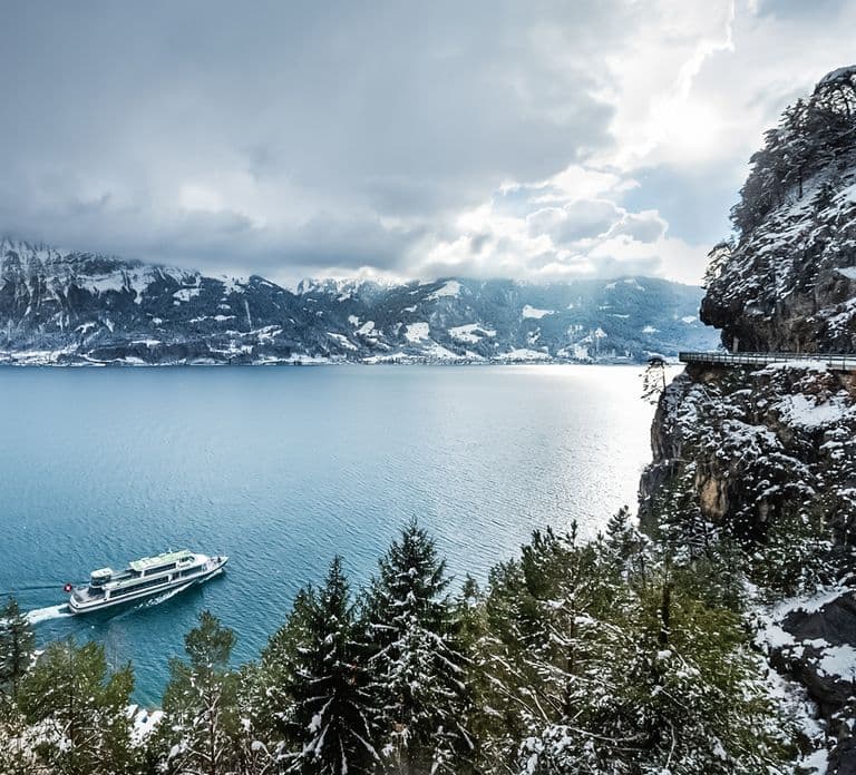 Interlaken: Passe de um dia de barco no Lago Thun e Lago Brienz