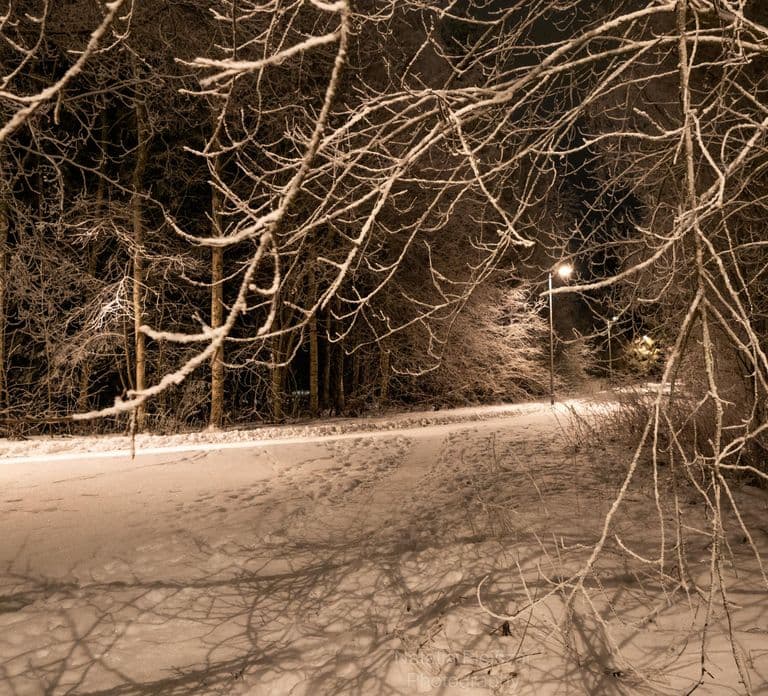 Oulu : Visite guidée nocturne à pied avec chasse aux aurores boréales