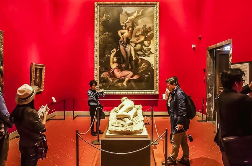 Biglietto d'ingresso a orario per la Galleria degli Uffizi e audioguida